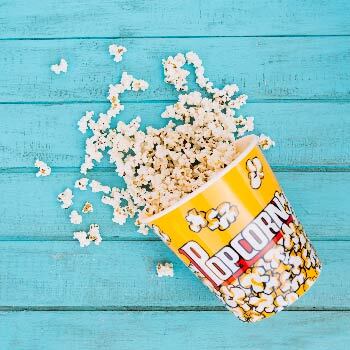 Butterfly popcorn kernels